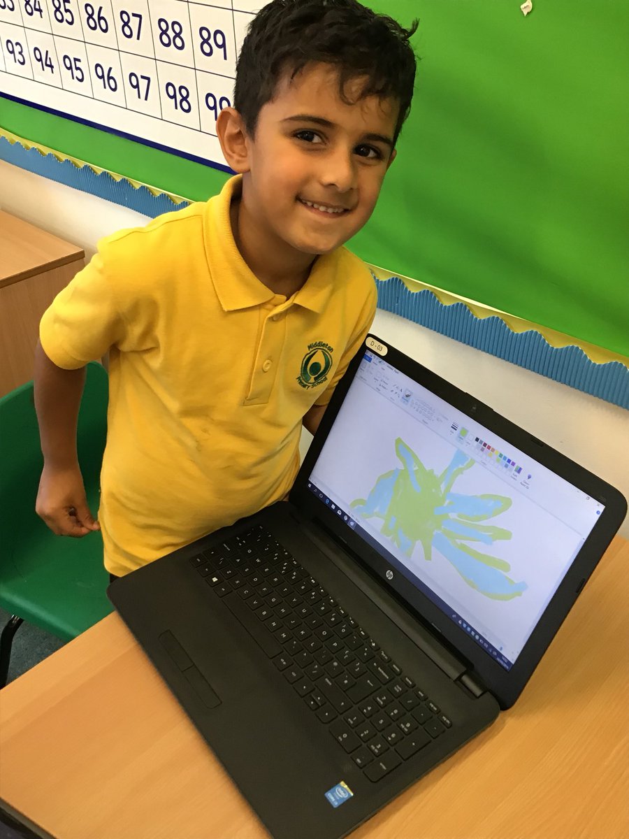 SparrowsMPS's tweet photo. Look at our wonderful flowers that we created on the computer. @ictmps https://t.co/rPGjzfJwNF