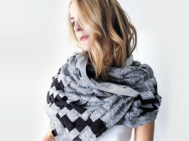 greymatterco's tweet photo. ➕ This is one of my faves from last year. Call it a digital heather, call it TV static, for me, I call it Zinc. It always seems to pop nicely off of a black coat. Especially awesome if that black coat is leather.
.
. See this Shawl in limited number … https://t.co/uwMwn5l1fm https://t.co/NI7R61DKgd