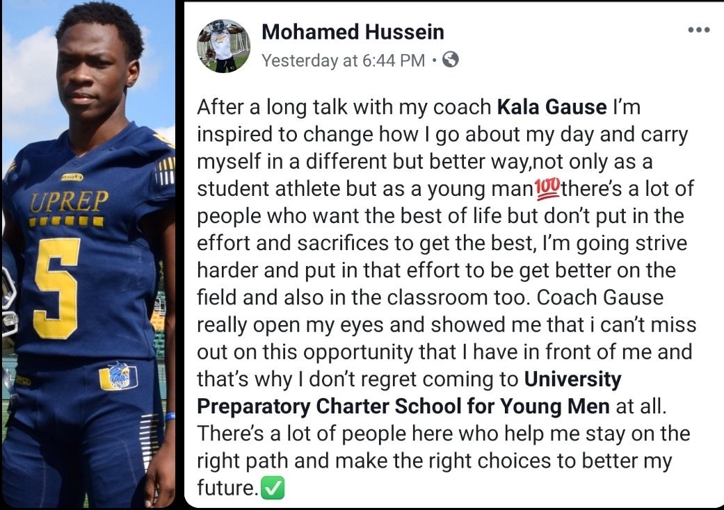 GauseKala's tweet image. #Proud 

I DO NOT do this job just to win games......
I DO IT to make an impact and change lives!
#CollegeBound #Uprep #UprepGriffins