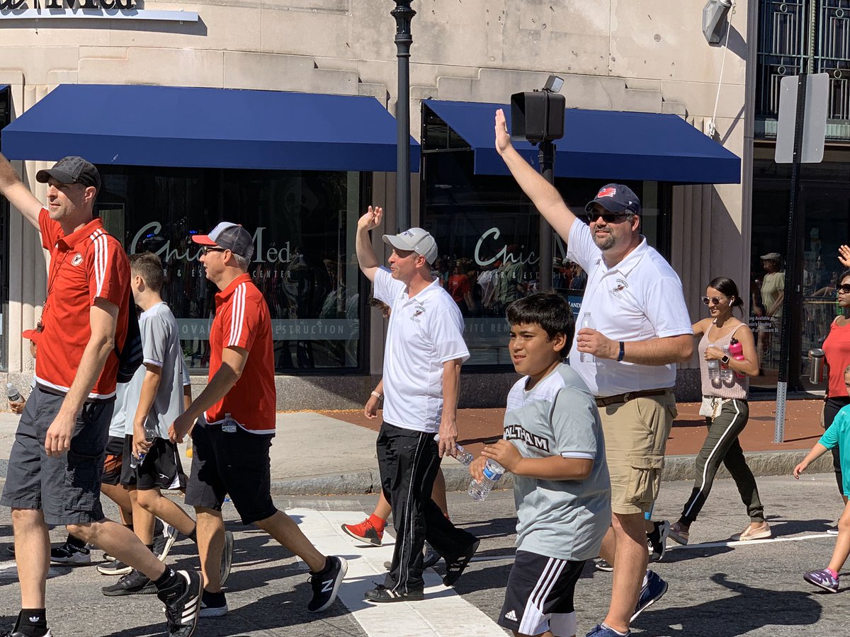 WalthamSoccer's tweet photo. Waltham Parade! ⚽️ https://t.co/6dMBkdY075