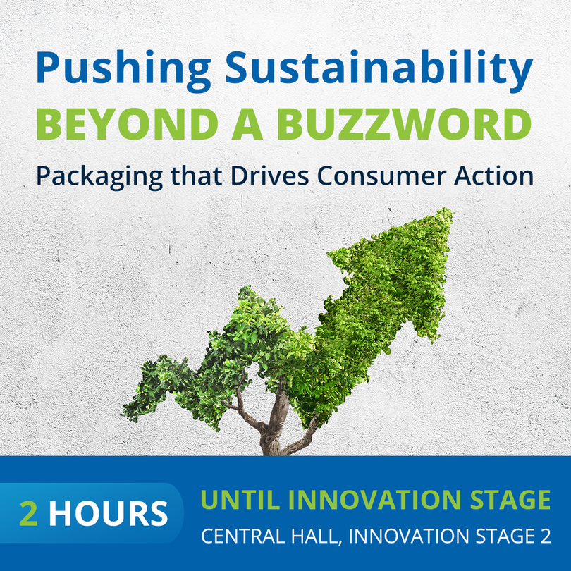 📣 TWO HOURS until our sustainable packaging experts hit the #InnovationStage! <a href="/packexposhow/">PACK EXPO</a> #PACKEXPOLasVegas