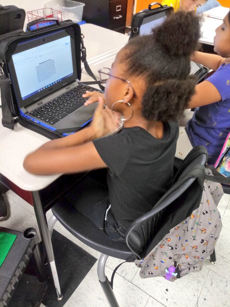 mcbride_edutech's tweet photo. @Dolphinville Ss excited work on Forest Products Week Essay Contest. @NCForestryAssoc @ncforestservice @ncpublicschools @UNCG_STEM_TLC #NCDLN @SMorrisey410 @EricaSm68350074 https://t.co/xGaJk8H1mH