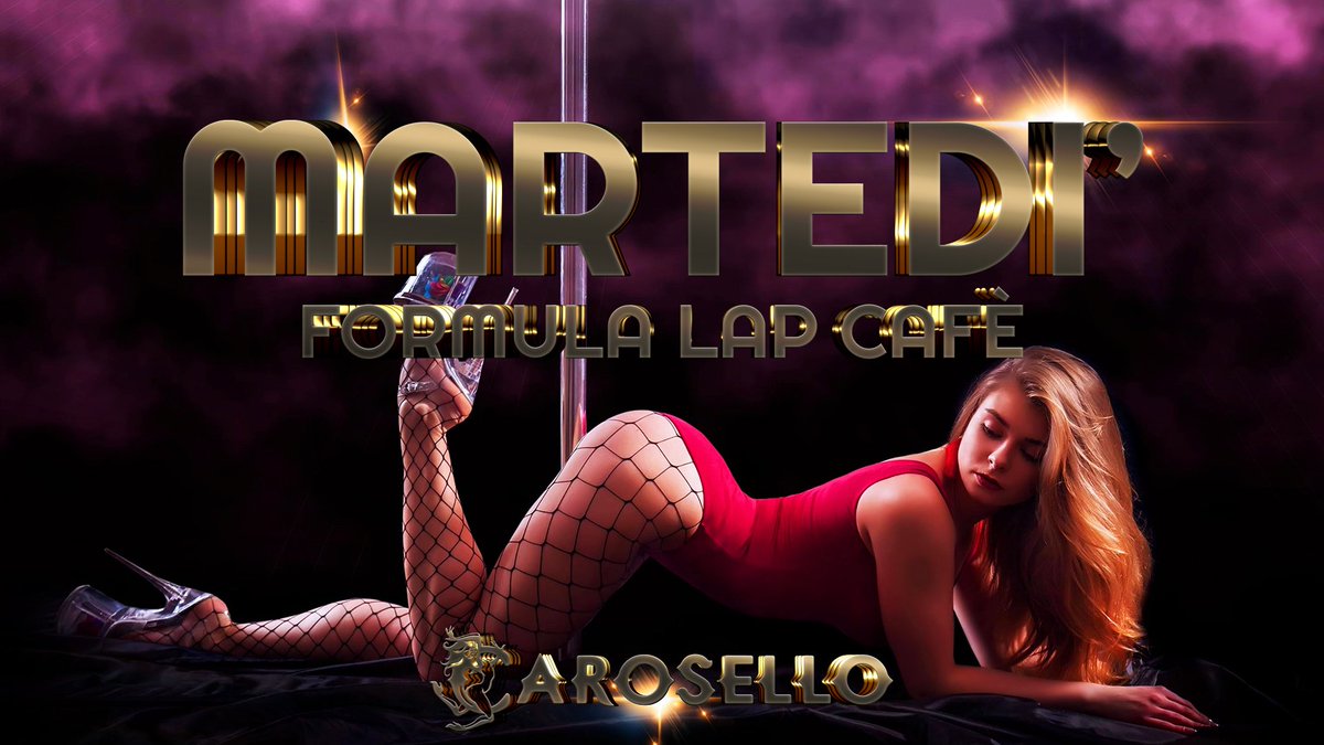 lapcarosello's tweet photo. Questa Notte Vi aspettiamo
MARTEDI FORMULA LAP CAFE'
ingresso 15 euro compresa consumazione
Tonight from 11.00 pm we are waiting for friends , exhibitors , visitors of the 2019 Bologna CERSAIE #cersaie2019
Carosello Disco Lap Dance Bar Music and Girls #night #bolognacity #tonight https://t.co/0BzlpmwR0p