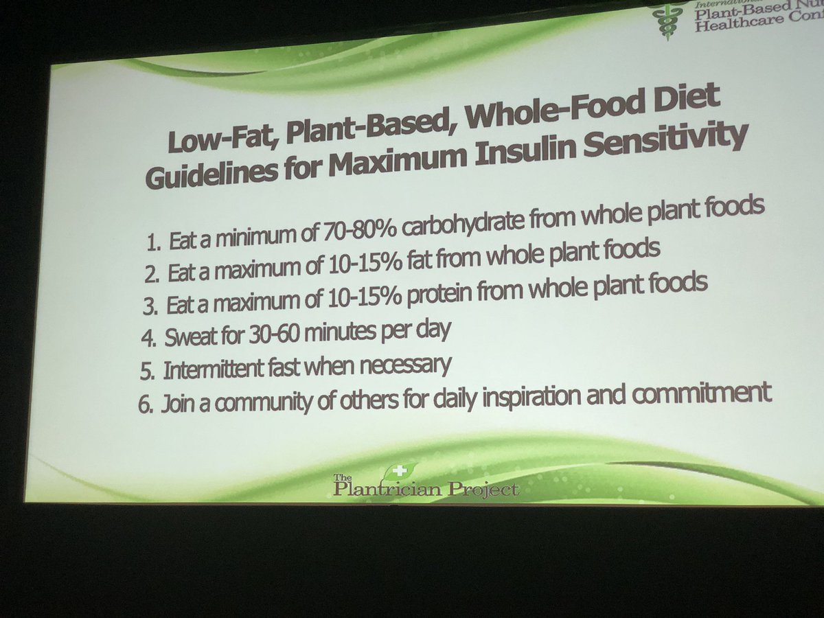 SteveLome's tweet photo. Type I diabetics may be able to control the symptom (high blood glucose) in the SHORT TERM with low carb diets, but LONG TERM they are setting themselves up for disaster. #PBNHC19

EAT PLANTS https://t.co/Smtpc0TTh2