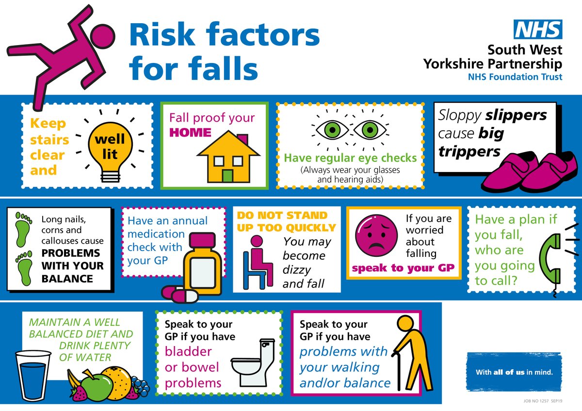 To mark #FallsAwarenessWeek our Barnsley falls and bone health team (alongside our talented graphic designers!) have made this great infographic to help people be falls aware. 🚶🏻‍♀️🚶🏻‍♂️