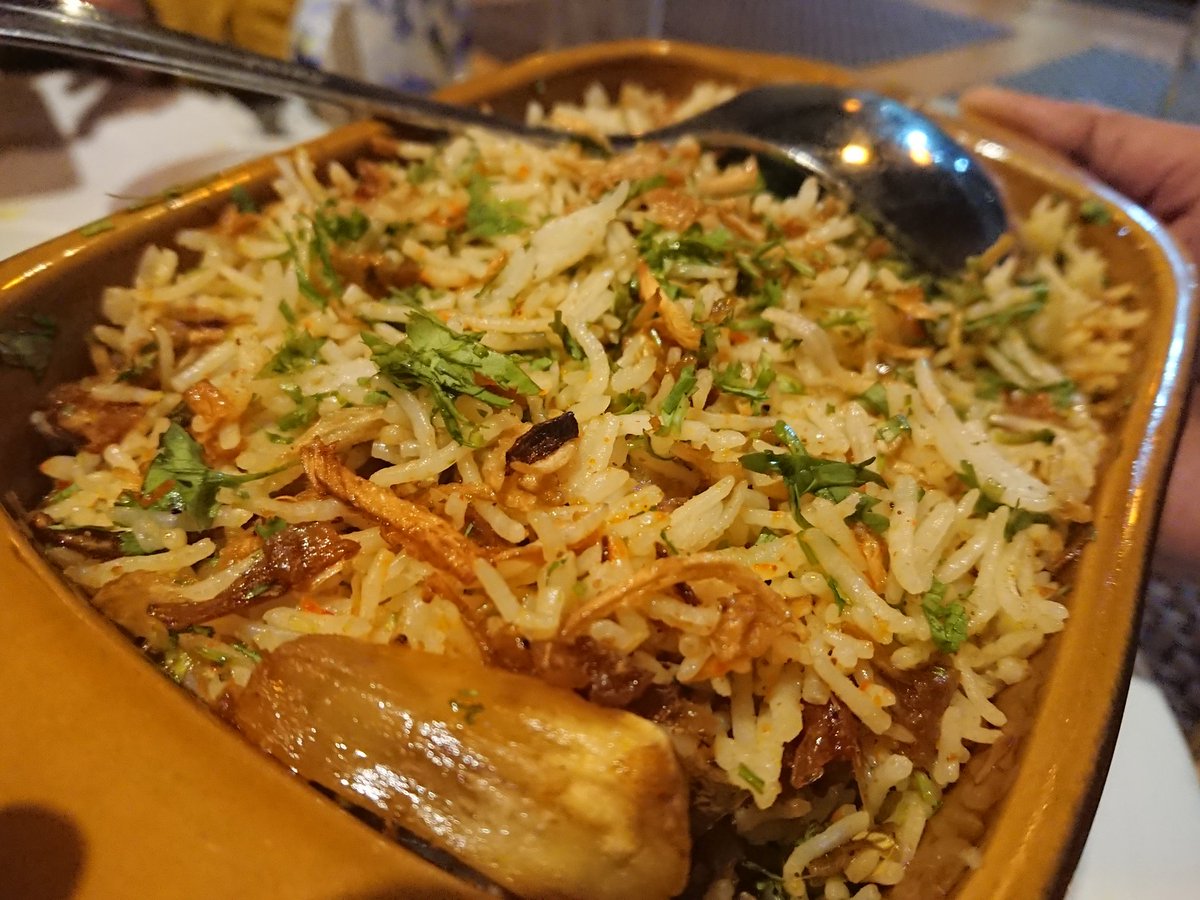 TummyTravellers's tweet photo. Best #biryani in #Ladakh ! Thanks for the treat @SociallyBlog , looking forward to #HashTagLadakh ·
·
·
#biryanilove #biryanilover #biryanilovers #food #biryanirice #foodie #foodporn #chickenbiryani #indianfood https://t.co/Ta1n9Yx7tP