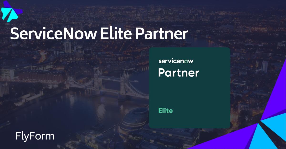 FlyformHQ's tweet photo. 📢 Today, we're thrilled to announce that FlyForm is now a @servicenow Elite level Partner!
🙌 This is a testament to the hard work and dedication of our team, and the ongoing support from our customers
Please join us in celebrating this new milestone!
#FlyForm #ServiceNow https://t.co/pndX8NvblU