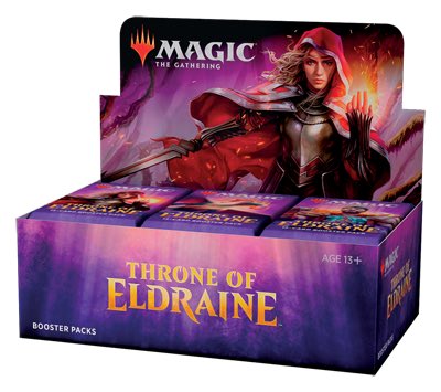 Giveaway Time!  Someone's week is about to end with a happily ever  after. For your chance to win a FREE booster box of Throne of Eldraine,  simply do the following: