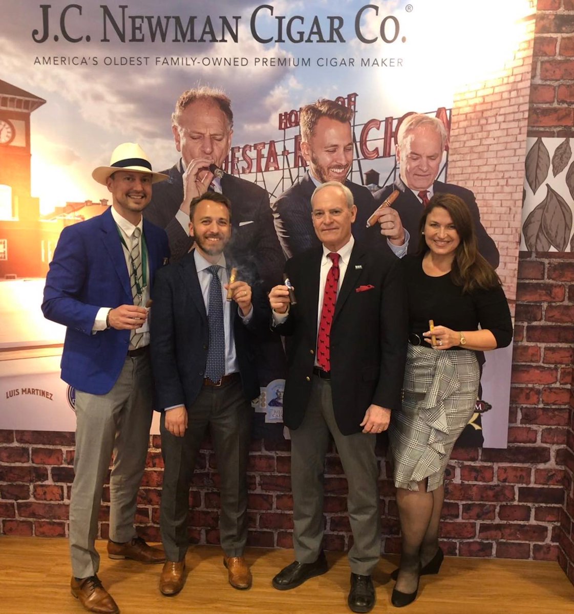 JCNewmanCigars's tweet photo. This past week in the EU has been amazing! J.C. Newman got to show off our incredible booth at #intertabac! https://t.co/UqYK2Nr9Mv