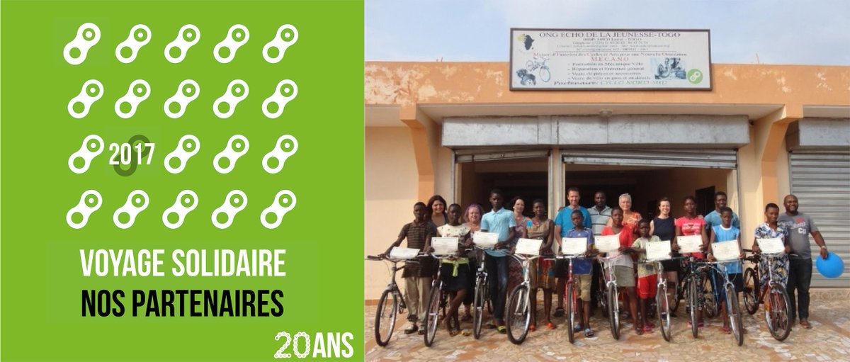 🗓C'est Mardi ! Petit retour sur un voyage unique proposé par Cyclo Nord-Sud👇
Vous vous demandez ce que deviennent les vélos envoyés ? Découvrez le par vous même en participant au Voyage Solidaire au Togo🇹🇬! Découvrez le programme 👇
cyclonordsud.org/retour-sur-20-…
<a href="/ManualiK/">Echo de la jeunesse</a>