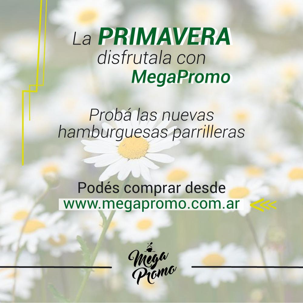 MegapromoH's tweet photo. Estamos en la estación más linda del año. 💐 ¡Disfrutala! Te presentamos las nuevas hamburguesas parrilleras para que disfrutes aún más, comiendo rico y con calidad asegurada.😎 https://t.co/Zk1SbPqs0p