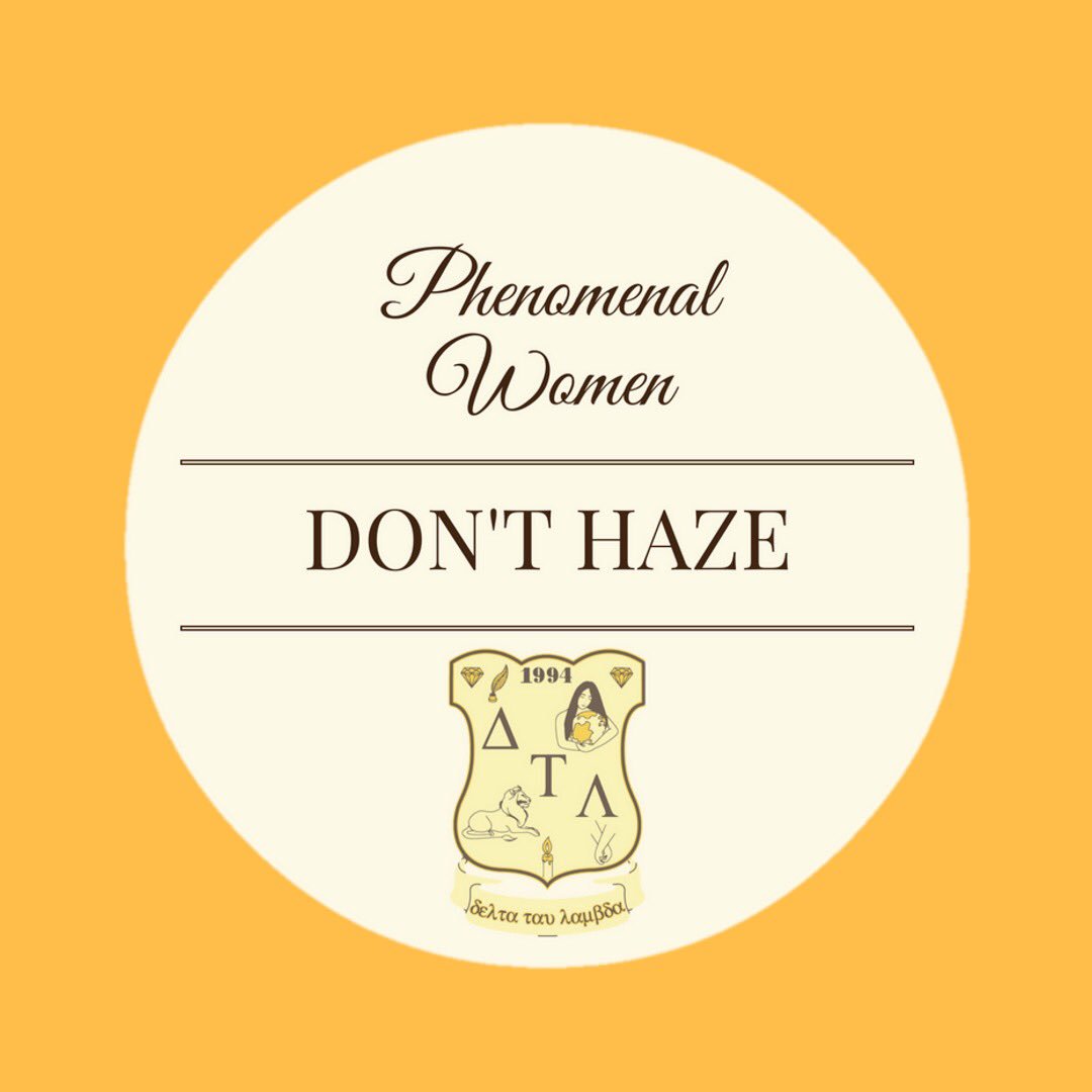 msu_dtls's tweet photo. For more information on the pledge to prevent hazing visit: https://t.co/6PBDxpAivL #PhenomenalWomenDontHaze https://t.co/JjaYiVKOlL