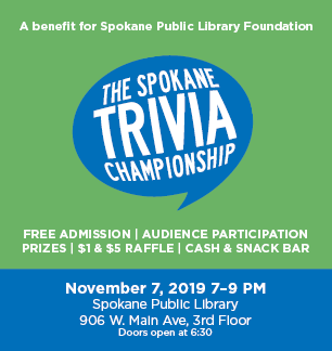 Lora013's tweet image. Excited to announce I&apos;m now serving on the Spokane Public Library Foundation board.

Our next event is the Spokane Trivia Championship. If you are in the #Spokane area and want to participate or sponsor a team please reach out to me!

#SpokaneLibrary
#WritingCommunity