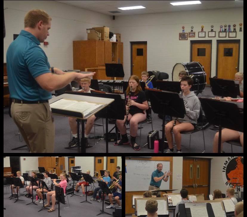 InmanSchools's tweet photo. #TeacherSpotlightTuesday "I teach the band to play with not only correct notes, rhythm, and expression, but also with feeling and emotion..." See more from Mr. Spears here: https://t.co/g3ZopqOH33 #MaximizingStudentResources #DriveStudentSuccess https://t.co/xPjDrcnfjy