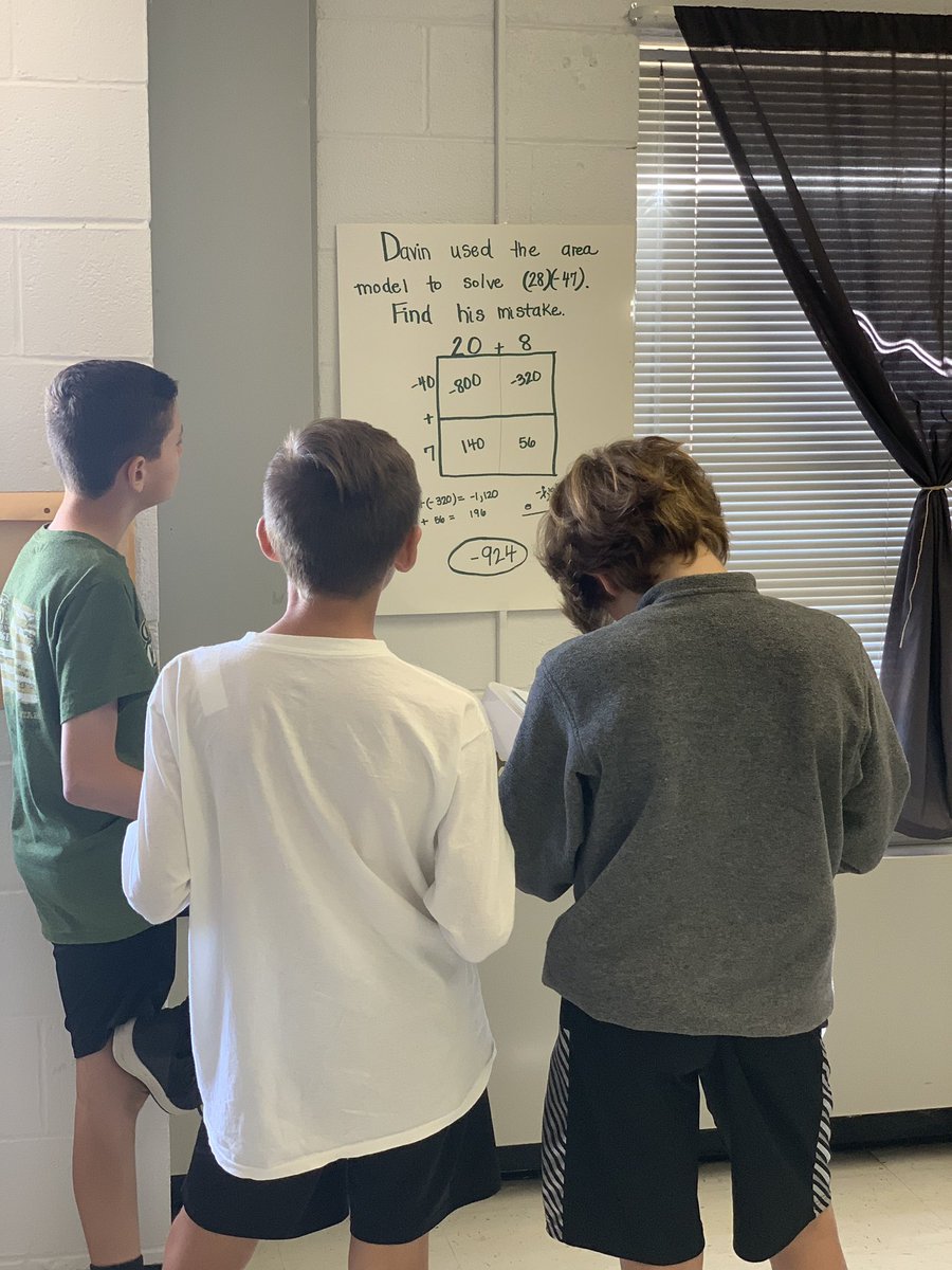 swozny's tweet photo. Around the Room: Analyzing Mistakes @mtmourneschool It’s one thing to solve problems, but to study and analyze for an error, really takes learning up a notch. @isschools @bhill_iss @mrkosal @SMartinISS @klcooperiss https://t.co/Hs0rtPzcR4