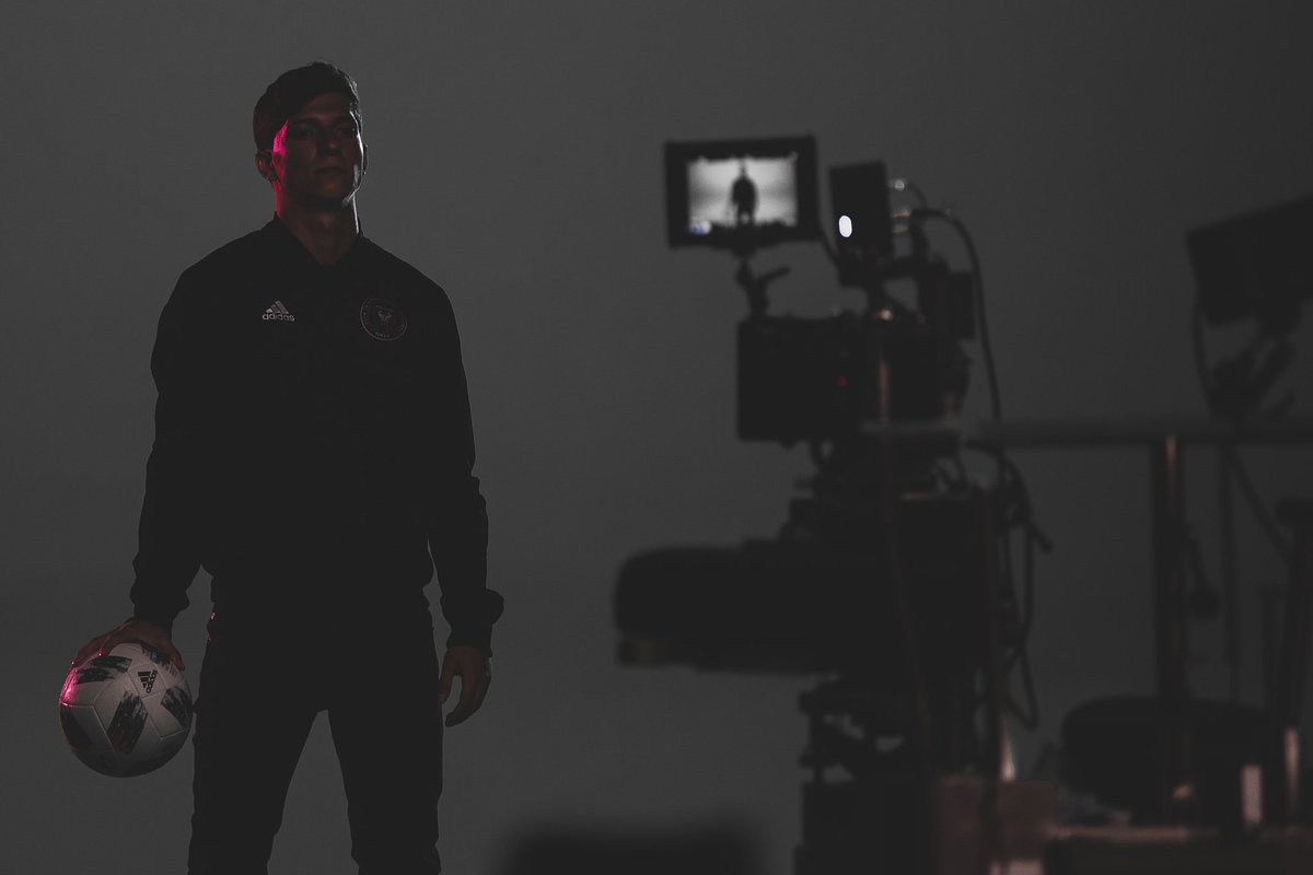 InterMiamiCF's tweet photo. Behind the 🎥 w/ @georgeacostaa 

#InterMiamiCF https://t.co/c04QLKynR4