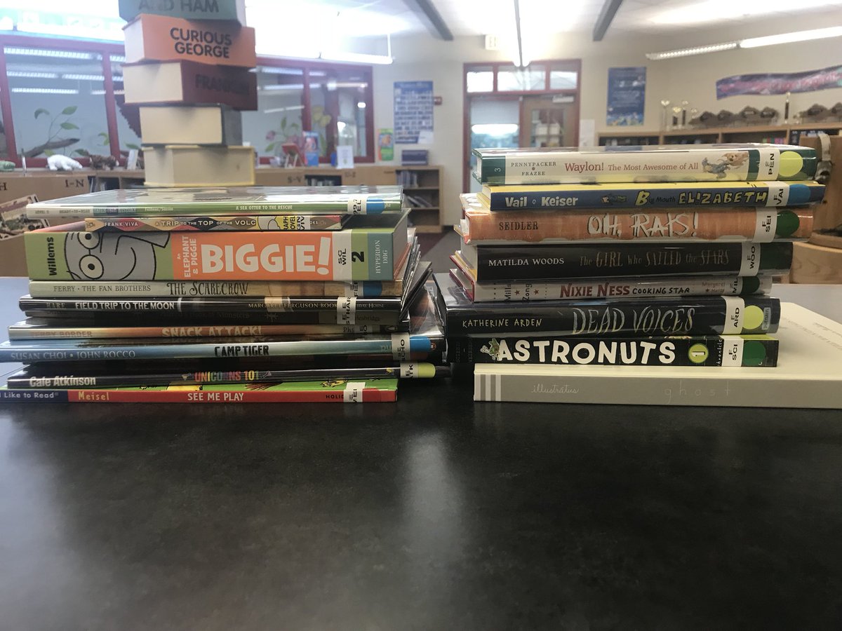 ClarksonLibrary's tweet photo. Junior Library Guild Monthly Shipment—it’s like Christmas every month for our #redhawkreaders #WeAreGCconnectED https://t.co/cbDvzQBZzD