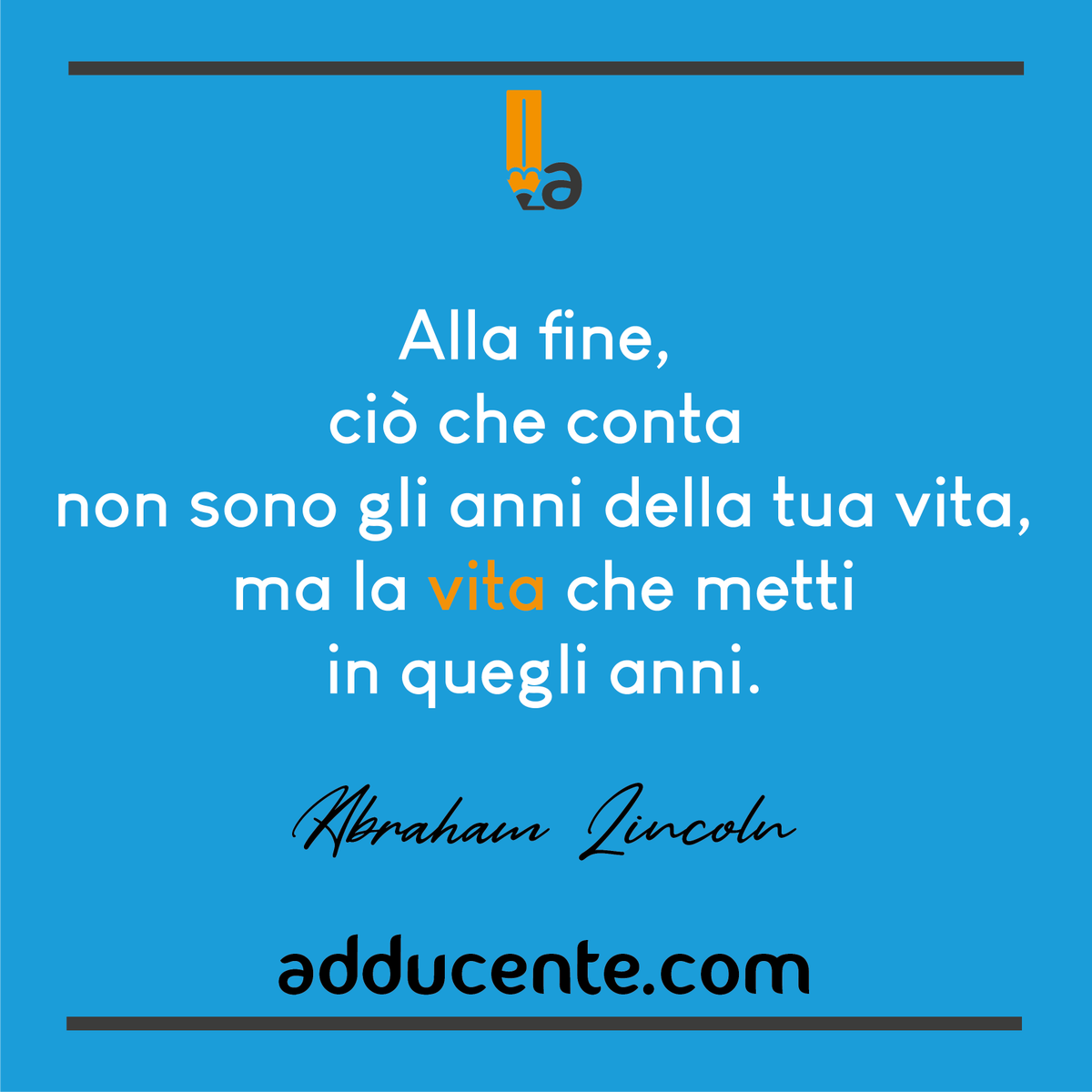 adducente's tweet photo. ⭕️Conta solo quanta #passione ci metti💪
Non fermarti dinnanzi le lancette dell'apparenza
•
#adducente #anni #vita #tempo #citazioni #lincoln https://t.co/yVIO7S161G