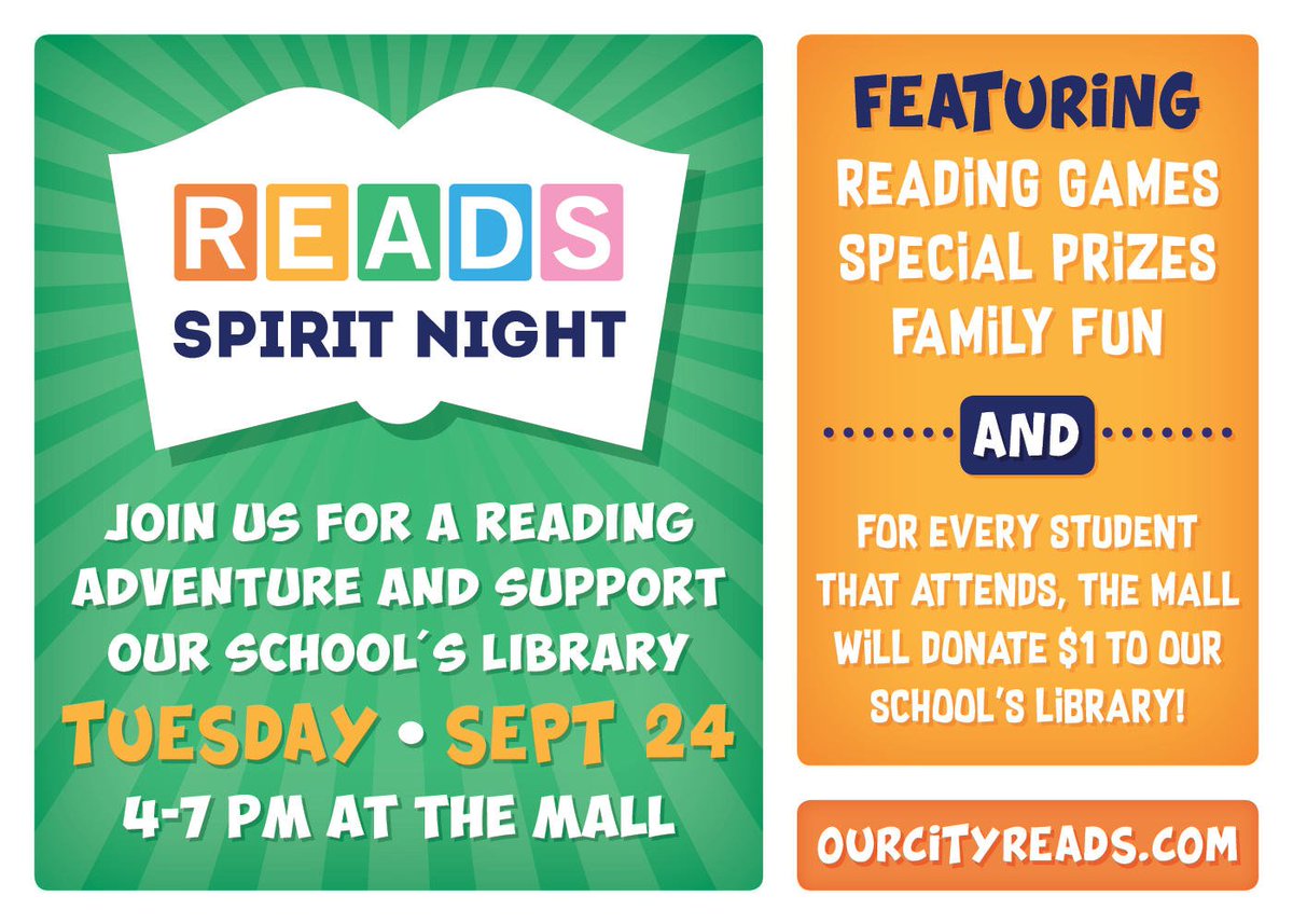 ShawHeights's tweet photo. Family fun and support for our school's library?! Yes, please! Tonight from 4-7pm at the Sumter Mall. #ilovesumterschools #SumterStrong #literacy https://t.co/LqgUqj8X8C