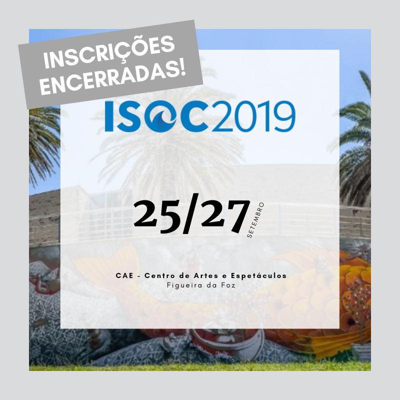 Isoc2019's tweet photo. ISOC 2019 | INSCRIÇÕES ENCERRADAS!!!
Estamos em contagem decrescente para aquele que promete ser um evento único de partilha entre a comunidade académica e a sociedade.
De 25 a 27 setembro no CAE, Figueira da Foz.
Mais informações no nosso site 👇
https://t.co/Cxv7p5Jj5d https://t.co/vzgYQApv68