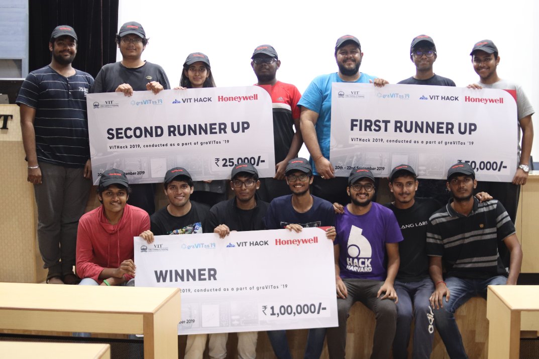 VIT_univ's tweet photo. "VIT HACK, a premier, MEGA event of graVITas, was conducted in coordination with industries on 20-22nd September..." To read more...
https://t.co/WPo3LxE4zY
#VITHACK
#MegaEvent
#Hackathon
#graVITas19
#graVITas
#TechnologyDrivenTransformation
#VIT https://t.co/Bjob4wkXHZ