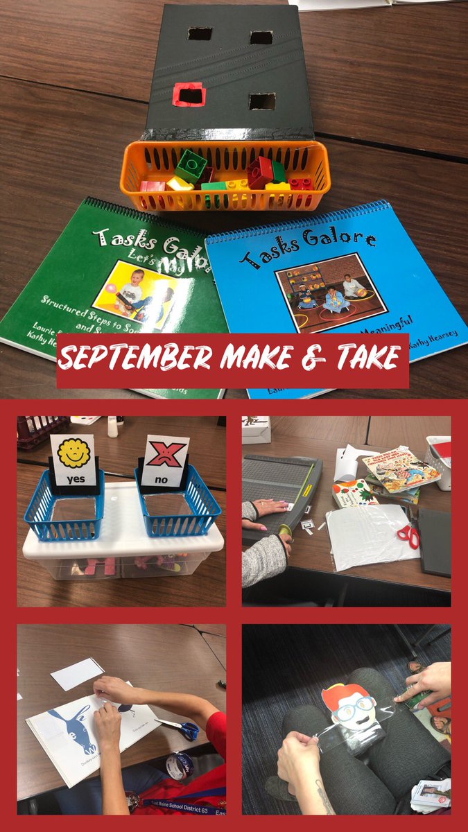 GinaDellAringa's tweet photo. September “Make &amp; Take” Session @WashingtonD63 @D63_FirstSteps our STIL team created:
➡️Structured teaching 
      strategies
➡️ Individual goals
➡️Consistent visual routines
@kate71181 @D63_FirstSteps @vfrake #63success #63innovation https://t.co/ANx6FfkEro
