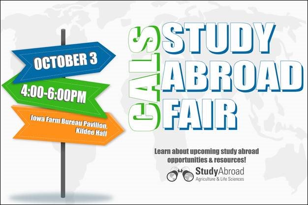 iastate_cals's tweet photo. #ISUCALS students: Take your #awesome #IowaState #adventure abroad! Learn more at the @AgStudyAbroad Fair Oct 3. #CALSGlobal #CALSLearning https://t.co/n3p3nE3G12