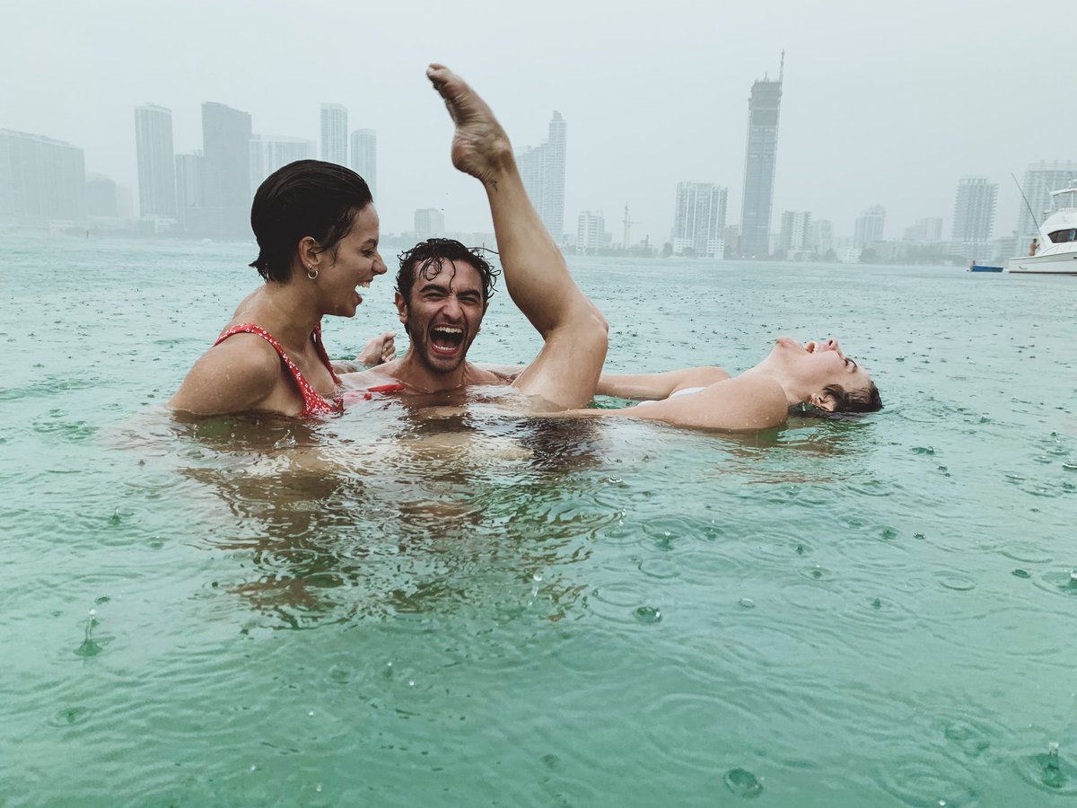 learning how to dance in the rain or whatever