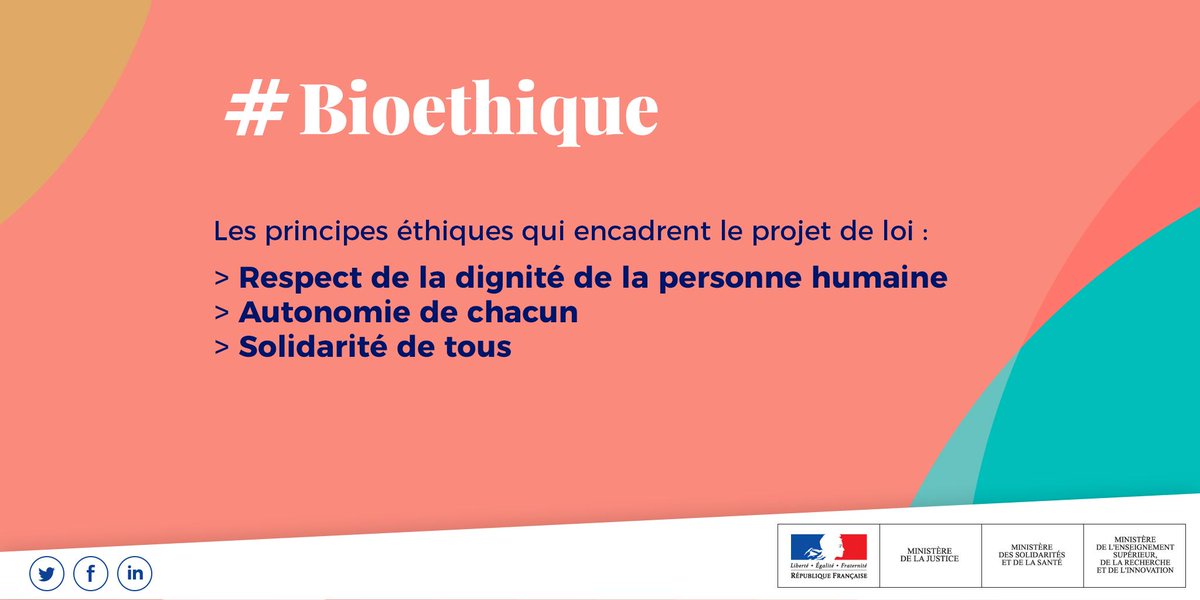 Ministere Des Solidarites Et De La Sante On Twitter Bioethique Les Principes Encadrant Le Projet De Loi Respect De La Dignite De La Personne Humaine Autonomie De Chacun Solidarite De Tous