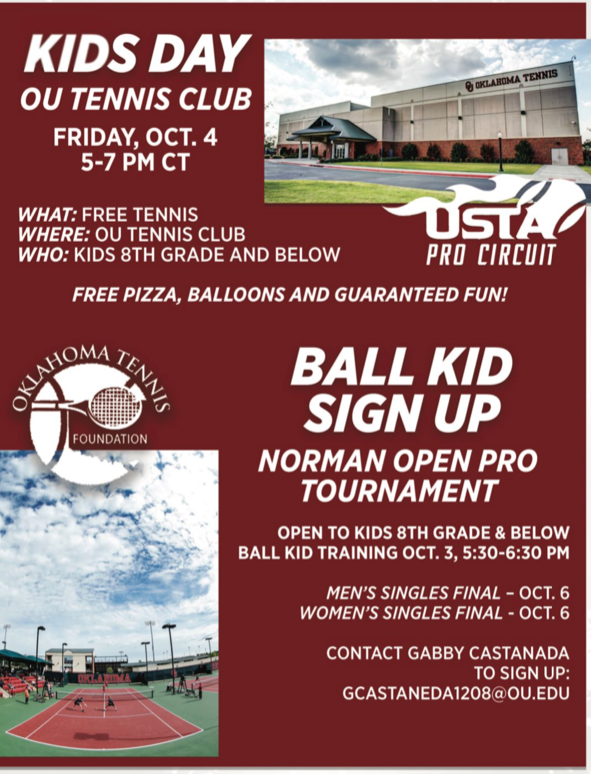 firstserveokc's tweet photo. Come on down on Friday October 5th for Kids Day. We would welcome an opportunity to introduce you to some of our students. https://t.co/FPEC7VAGs1