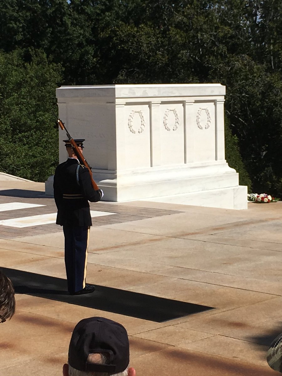 laceymp1's tweet photo. Sacred ground #HonorFlightTriState https://t.co/Gd9SM1m6tJ