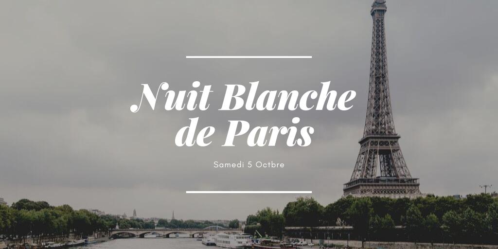 Psssssst la #NuitBlanche de Paris revient le 5 octobre ! Viens profiter de #Paris sous un nouveau jour

Plus d'informations sur l'event ici : 

 #ParisByNight #Event #Art