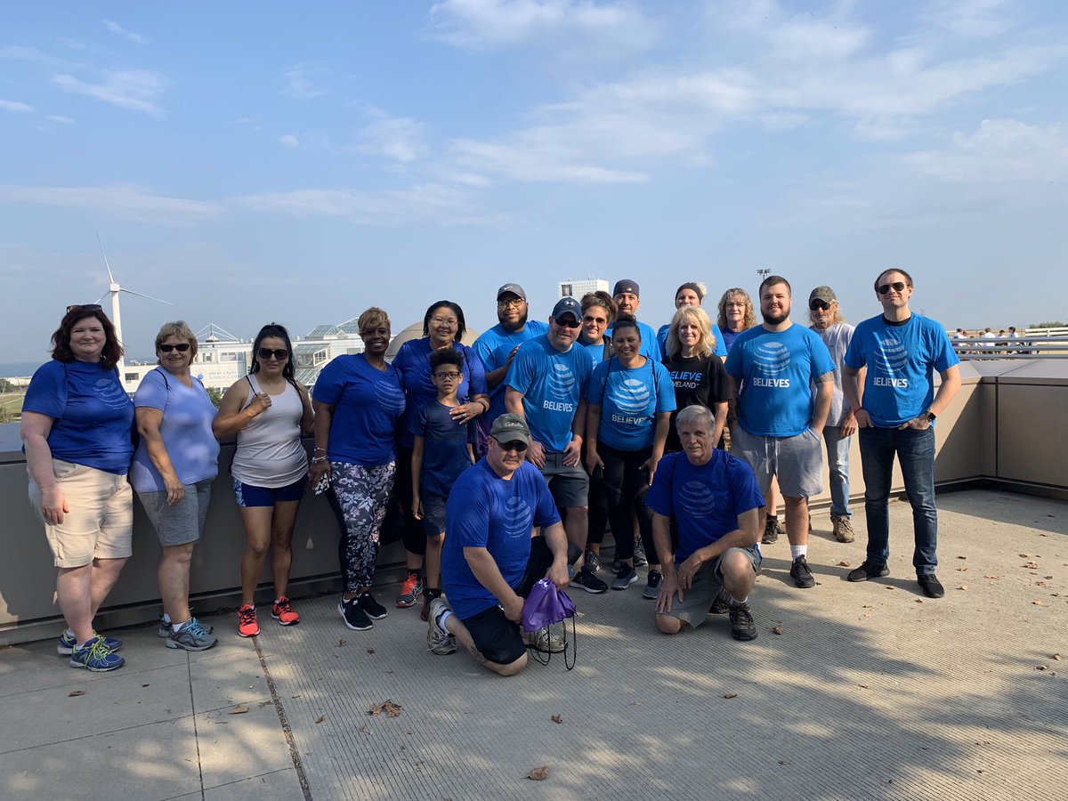 Forgot to post, supporting AHA walk in CLE on Saturday!  #LifeAtAtt #Attbelieves #OHPAhasheart