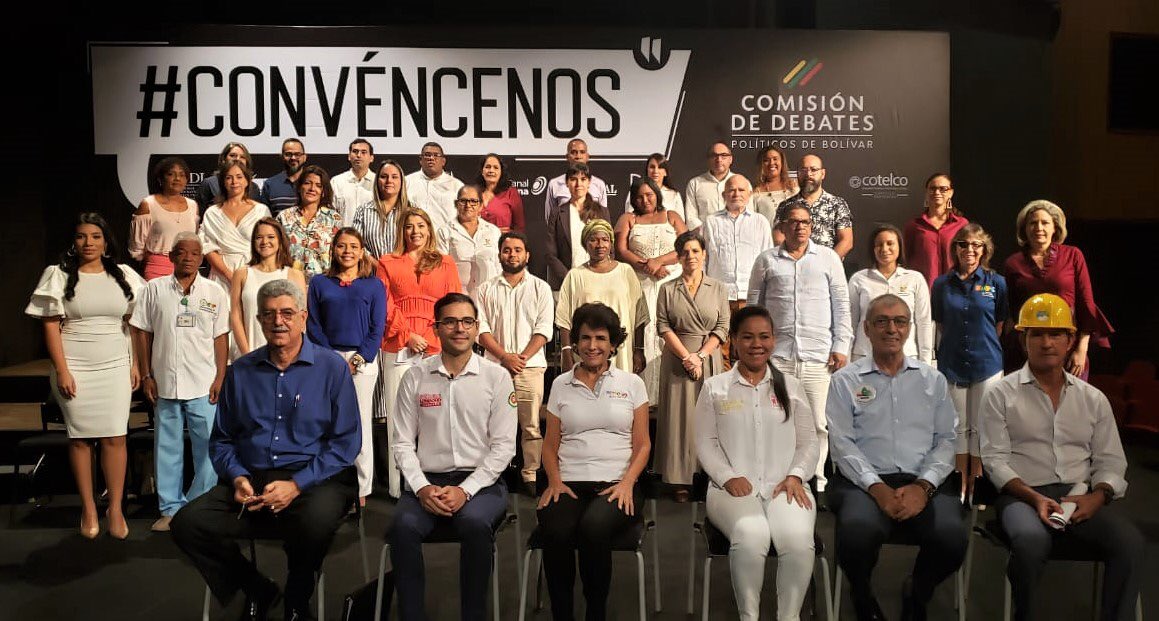 CamilaSalas's tweet photo. En el marco del debate #Convencenos preguntamos a candidatos a la Alcaldia sobre sus propuestas para seguir posicionando a Cartagena como un destino de inversion de talla mundial y como afrontarian los retos que tenemos. https://t.co/xReAC5lQgo