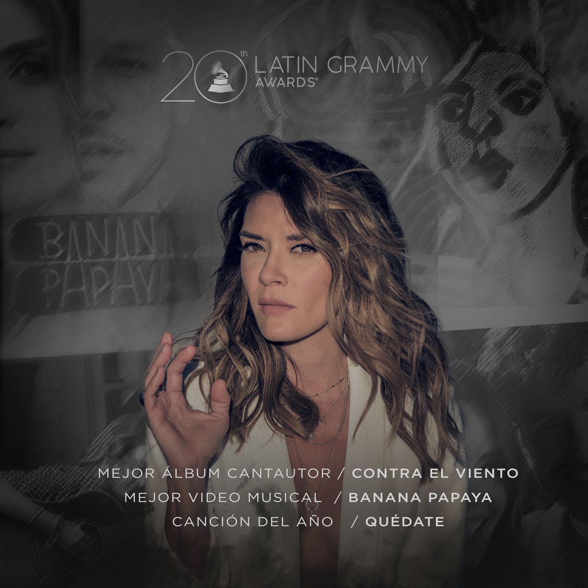 kanygarcia's tweet photo. Compañeros gracias por reconocer este trabajo en el que he puesto tanto corazòn!!! les agradezo profundamente!! @LatinGRAMMYs #LatinGRAMMY https://t.co/MkCEnd4YFJ