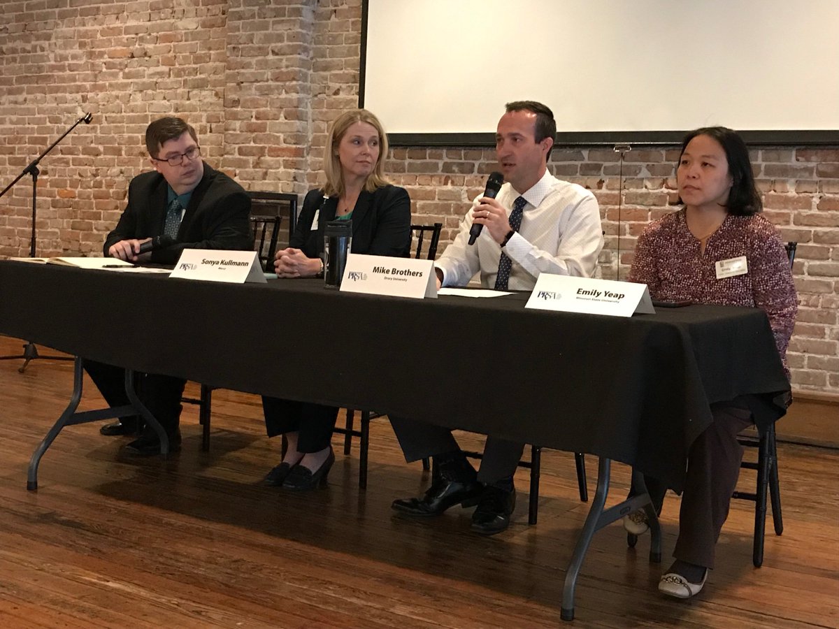 RandyBerger's tweet photo. Build a stable of experts who can do interviews &amp; represent your organization well —  @mikebrothers of @DruryUniversity  #swmoprsa https://t.co/dZD5npGLVN