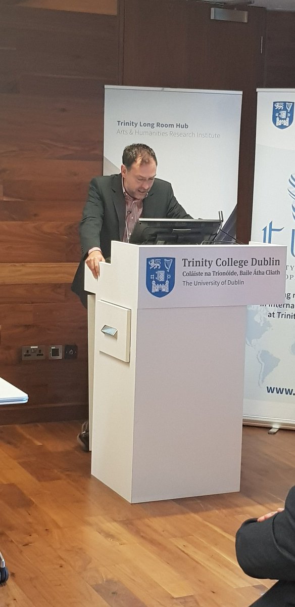 TCDTIDI's tweet photo. Dr Balazs Apor speaking about '1989 and the historical legacies of communism in #Hungary 30 Years On' during 30 Years On Conference hosted by @TCDTIDI. @TLRHub @tcddublin @tcdglobal https://t.co/LowcwwqQ0i