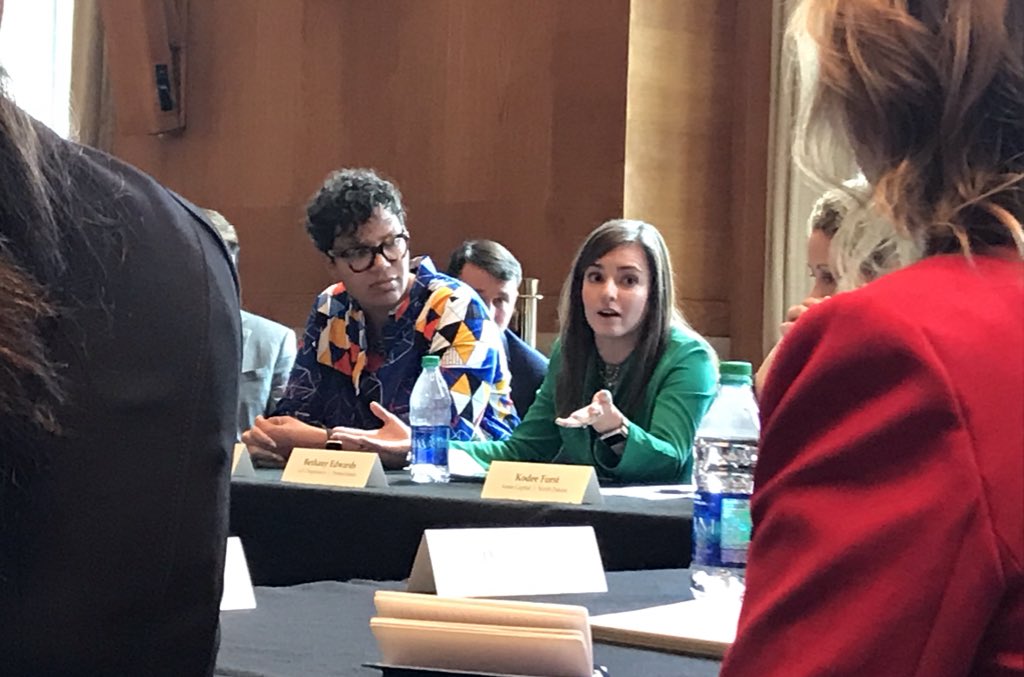 colleenwong's tweet photo. “We need to recognize that #entrepreneurship is a trade that can be learned by doing.” @bethanyaedwards, founder of @liadiagnostics. #policy #business #womenentrepreneurs https://t.co/NJsCWeeAAS