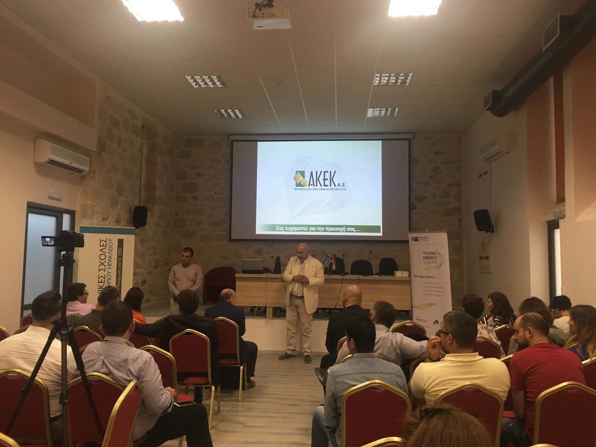 ahkgermany's tweet photo. Abschlussveranstaltung Young Energy Europe auf Kreta. #EnergyScouts präsentieren ihre Projekte 👷🏼‍♂️#PartnerForBildung #PartnerForEducation #EUKI @EUKI_Climate https://t.co/lwSlkajgvy