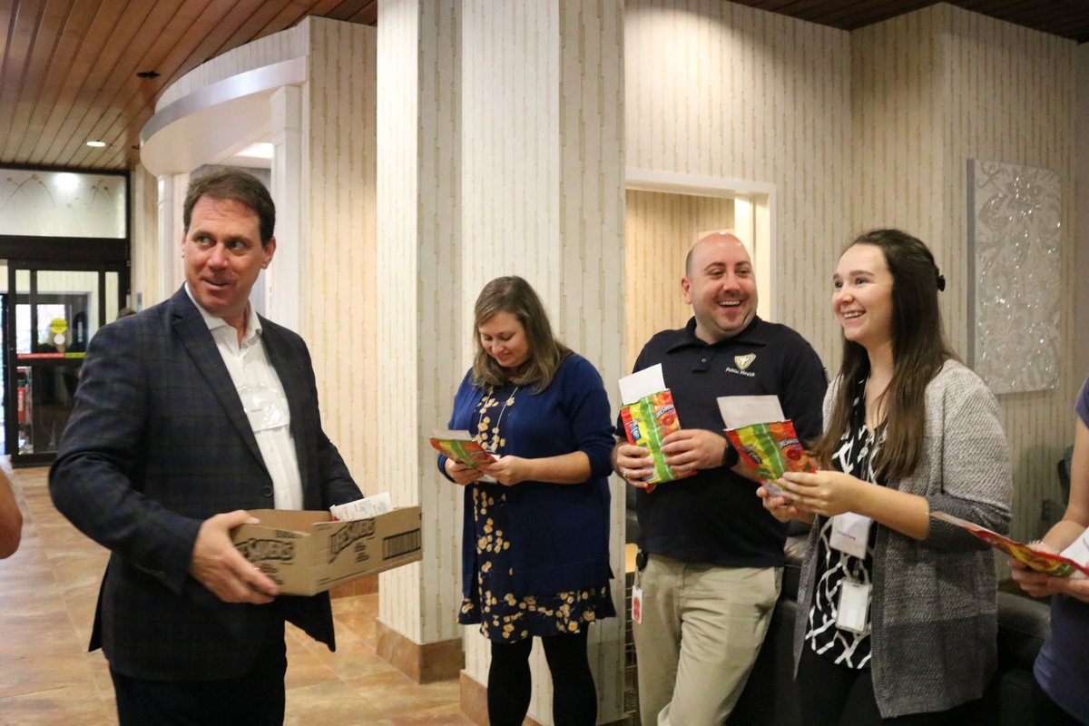 InfoPEI's tweet photo. Minister @jsjaylward paid a visit to Environmental Public Health officers today and awarded them with some fun LifeSavers to recognize the important work they do. #EPHW2019 @Health_PEI @PEIwellness https://t.co/FBnvfbEzvH