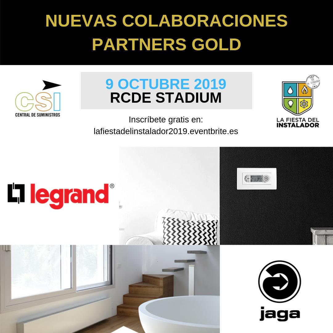 CSIsuministros's tweet photo. Seguimos presentando los #PartnersGold que participarán en la 5a edición de #LFDI19. Encontraréis los versátiles componentes eléctricos de @LegrandGroupES o los exclusivos #radiadores de #BajaTemperatura de @JagaEspaña. #9oct #RCDEStadium #Instalador #Clima #EnergiasRenovables♻️ https://t.co/q9MBMPL8WU