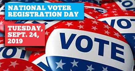 beebechamber's tweet photo. Tuesday, September 24, is National Voter Registration Day.  Secretary of State John Thurston encourages all Arkansans of voting age to be sure and register to vote.

Click here for a voter registration application :
https://t.co/T7RATIAgeU https://t.co/meswS8YOWv
