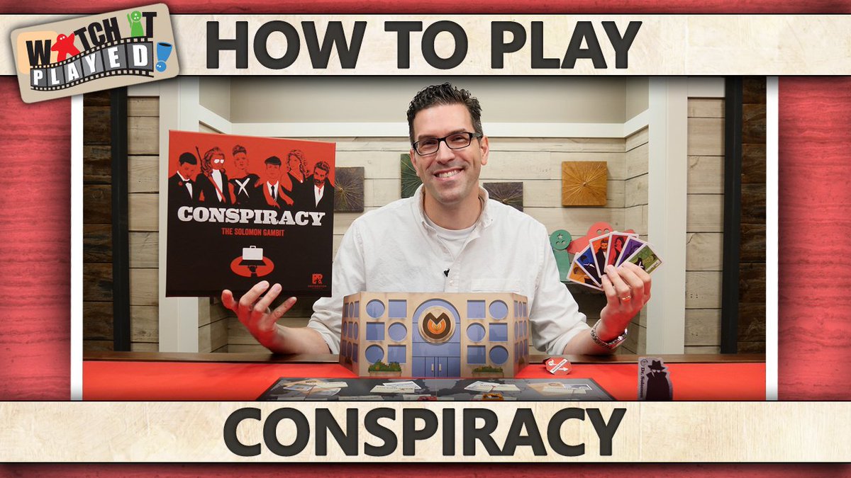 The Conspiracies are true! (well, this one is). Agents run the streets and will do your bidding... for the right price. Pay them off, move them into position or burn them off, but time is running out, so join me here and let's learn how to play: youtube.com/watch?v=nP-cY7… <a href="/robdaviau/">Rob Daviau</a>