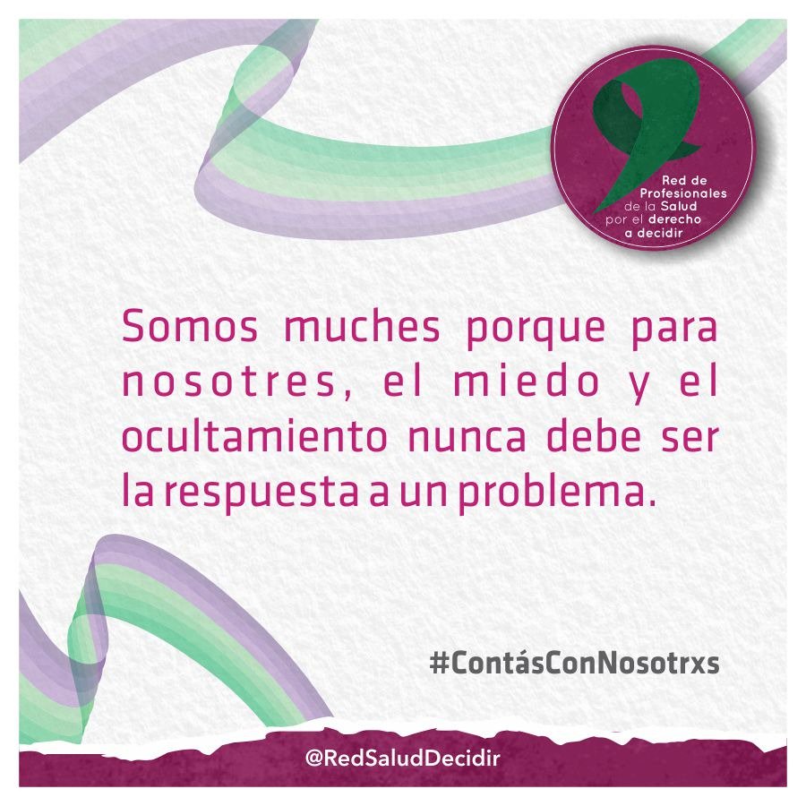 DikGaby's tweet photo. Somos muches porque para nosotres, el miedo y el ocultamiento nunca debe ser la respuesta a un problema #ContásConNosotrxs  #GritoGlobalPorAbortoSeguro 
@RedSaludDecidir 
@RedSaludMza 
@CampAbortoLegal https://t.co/2lX3oNkudN