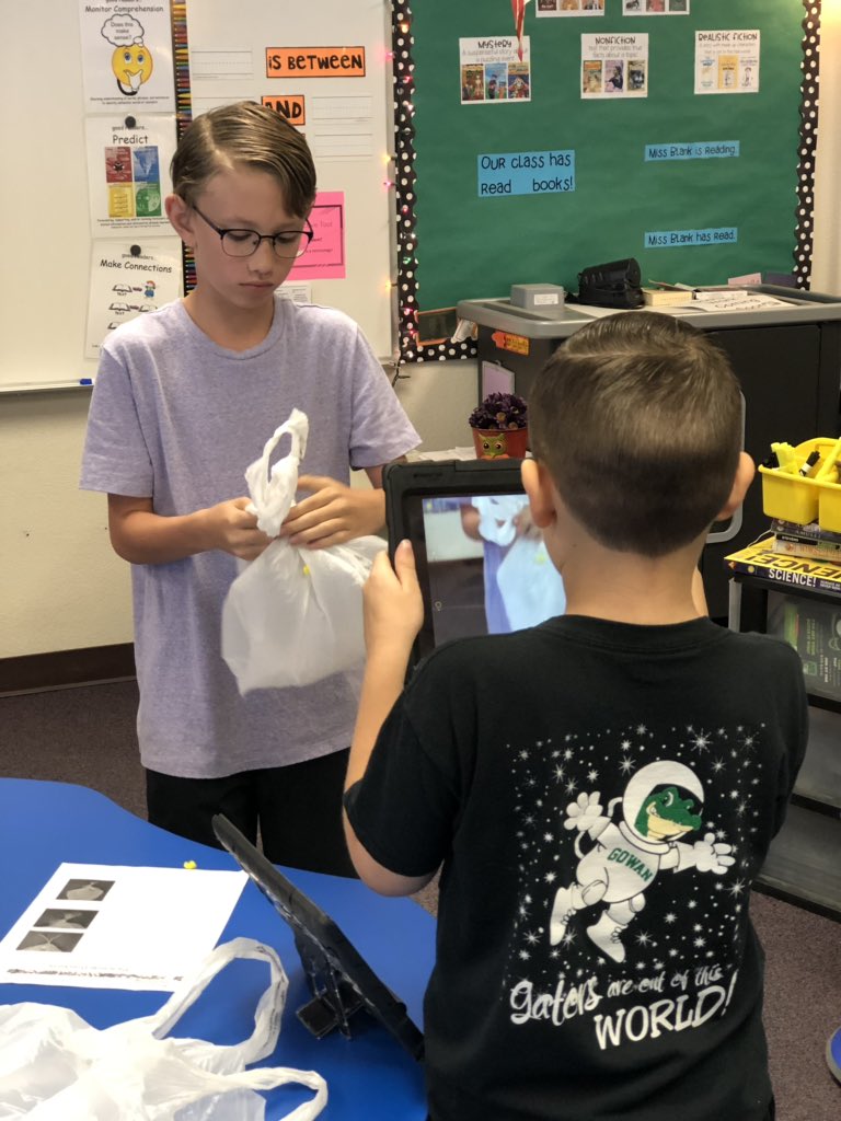 jblank3rd's tweet photo. Learning about hazardous weather means building and safely air-dropping packages using the Engineering Design Process! #GSAthirdgraderocks  #whycrane @ccabanillas1 @GowanGators https://t.co/vSzuo0PWAk