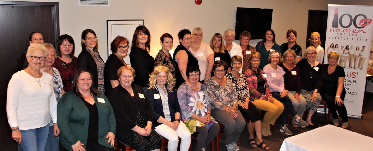 Congratulations to Adult and Teen Challenge!  Thank you to all <a href="/100WomenBdn/">100WomenBrandon</a> and thank you to Kelly Lumbard at Brockie Donovan's for hosting the evening!