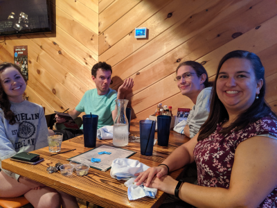 LevelUpNC's tweet photo. Shoutout to the teams who participated last week!! Back again TONIGHT, 9/ 24, GEEKS WHO DRINK brings the nation’s best live hosted pub quiz to @Linus andpeppers (right downstairs from Level Up). Join us for 8 rounds of audio, visual and live hosted trivia! https://t.co/31BVDvW3lf