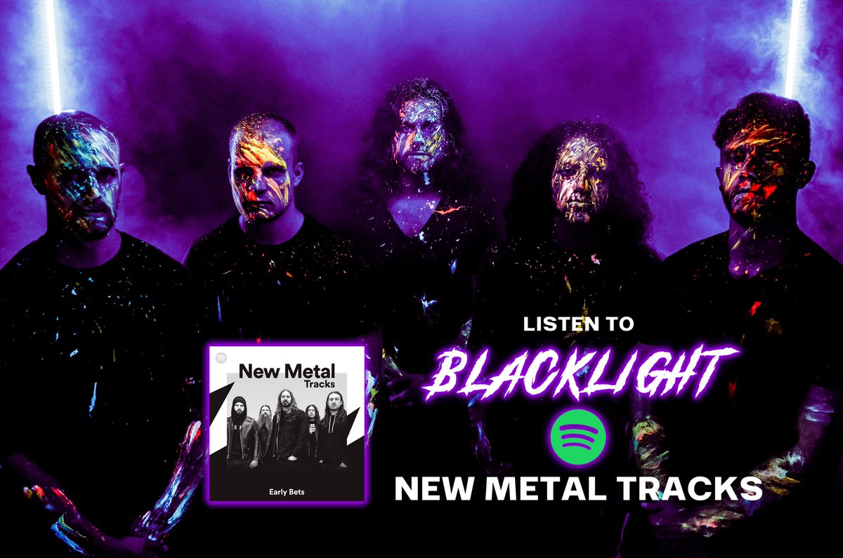 Hallow_Point's tweet image. Huge thanks to @Spotify for adding 'Blacklight' to their 'New Metal Tracks' Playlist! 

LISTEN
open.spotify.com/user/spotify/p…

#Spotify #Blacklight #AILD #NewMetalTracks #Metalcore
