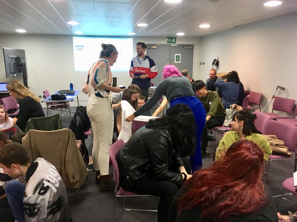 drhanprice's tweet photo. “Giving voices to those who weren’t allowed them”, “acknowledge your perspective, decentre your knowledge” - making objects speak &amp; telling the stories they can’t tell. 

Thanks to everyone for a cracking Day One #MuseumRemix @CamUnivMuseums -  closest to a group photo I have. 😂 https://t.co/X5b3xEGiZT
