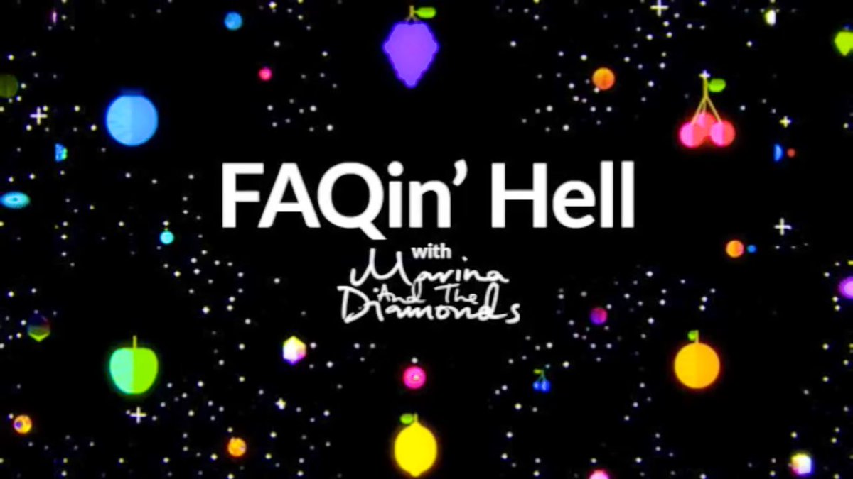 Marinasphere's tweet photo. The Iconic FAQin’ Hell Series with @MarinaDiamandis - 2015 #FAQINHELL https://t.co/MmCfRBWZYM